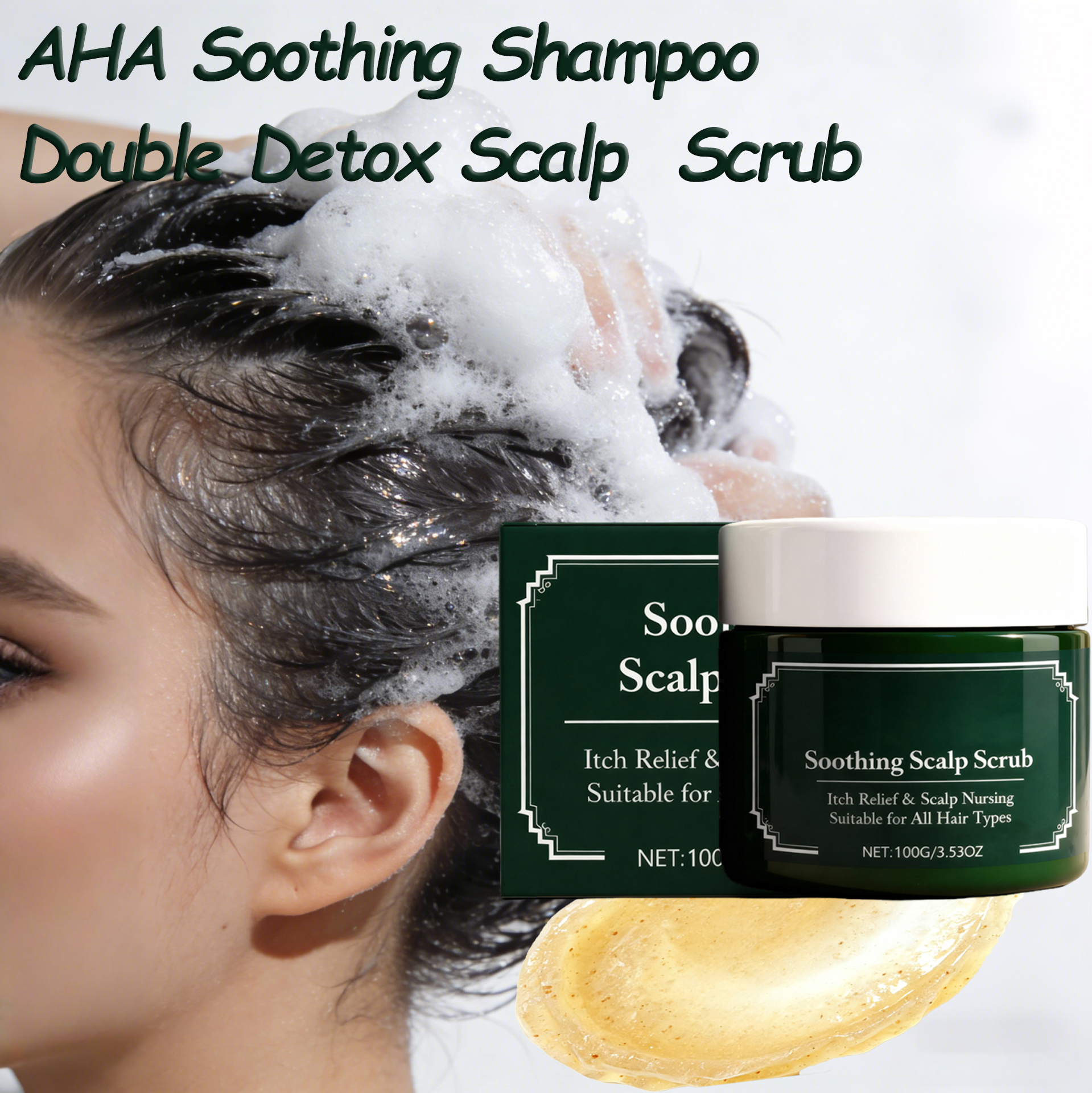 Scalp Scrub Exfoliant - AHA Scalp Purifying Scrub Avocado Oil