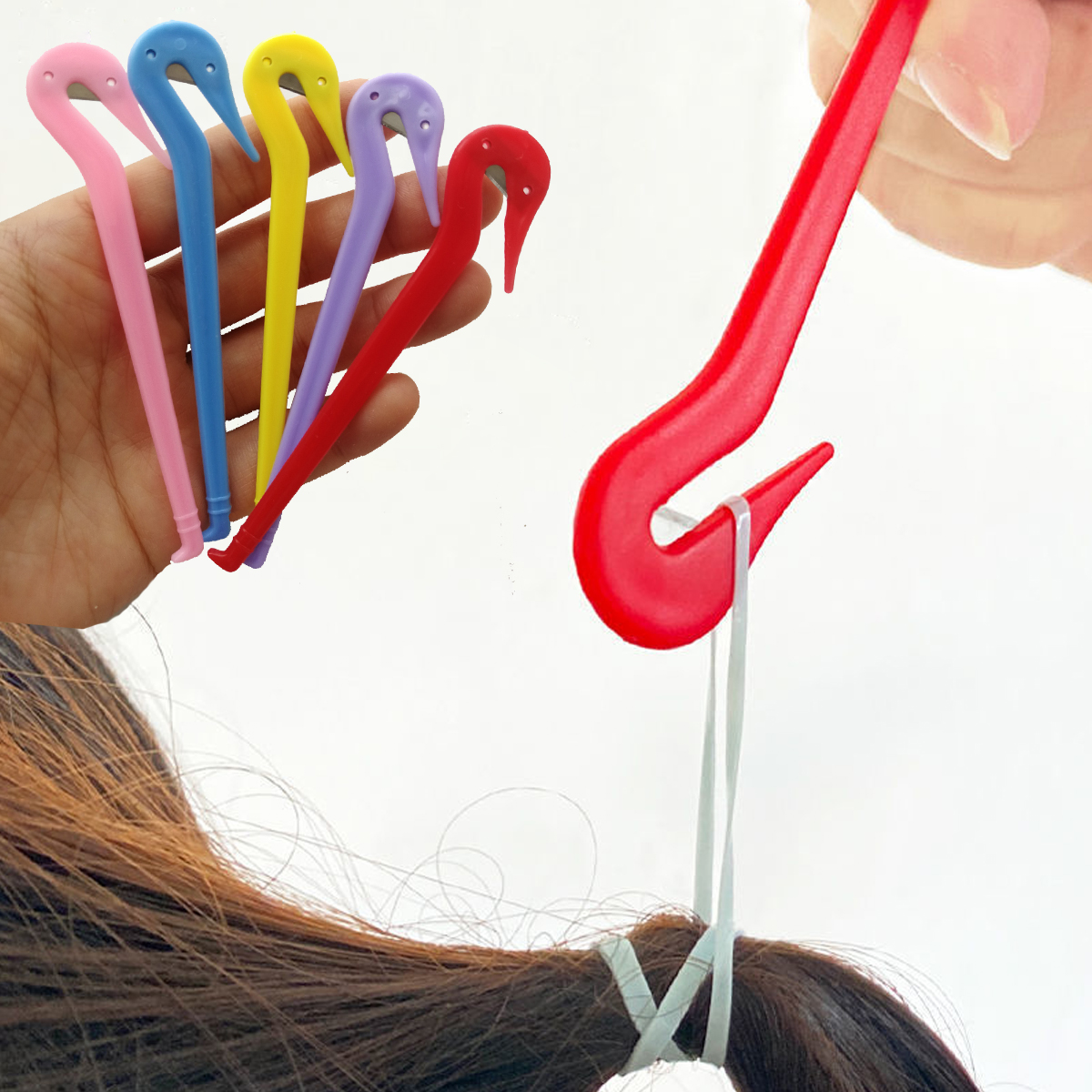 Hair Care Tools - 1PC Disposable Rubber Band Remover Elastic