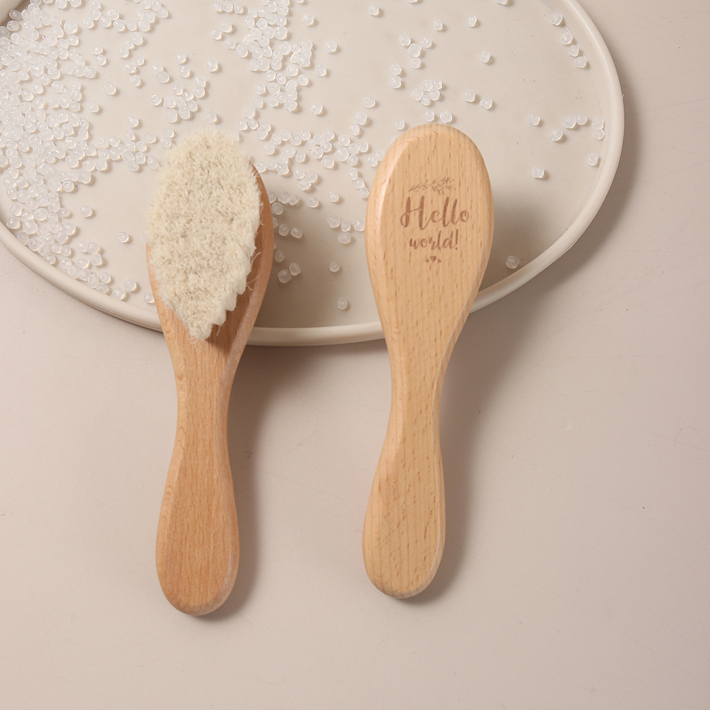 Hair Care Essential - Natural Baby Hair Care Brush: Beechwood
