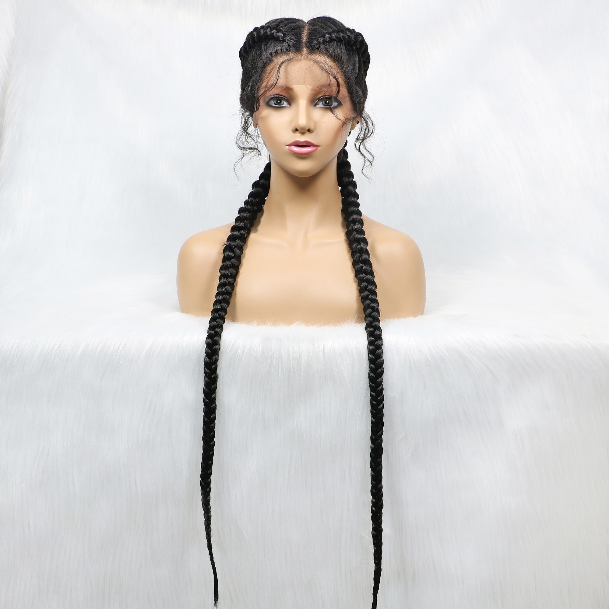 Synthetic Goddess Braided Wigs - Braiding Hair Kanekalon のレビューと価格
