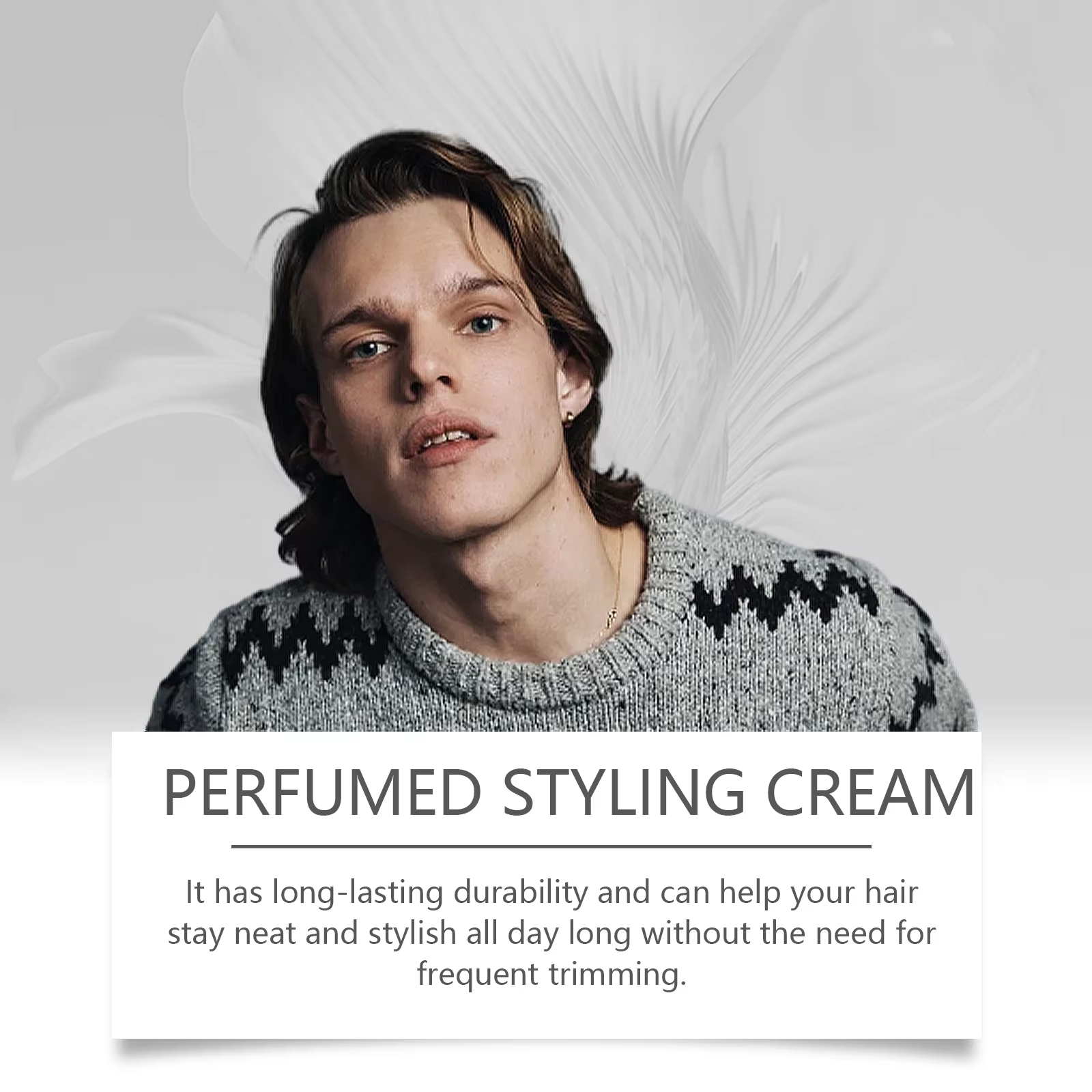 Men Hair Styling Cream Long-La - Edge Control Gel のレビューと価格