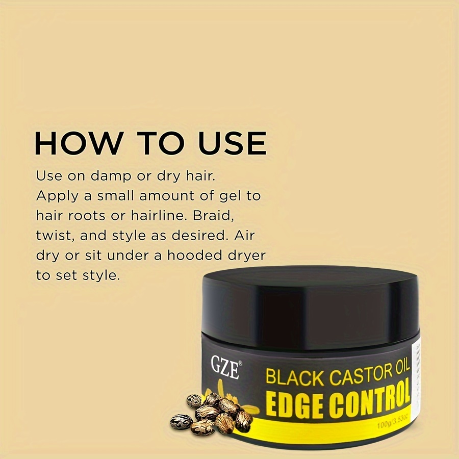 GZE African Black Castor Extra - Edge Control Gel のレビューと価格