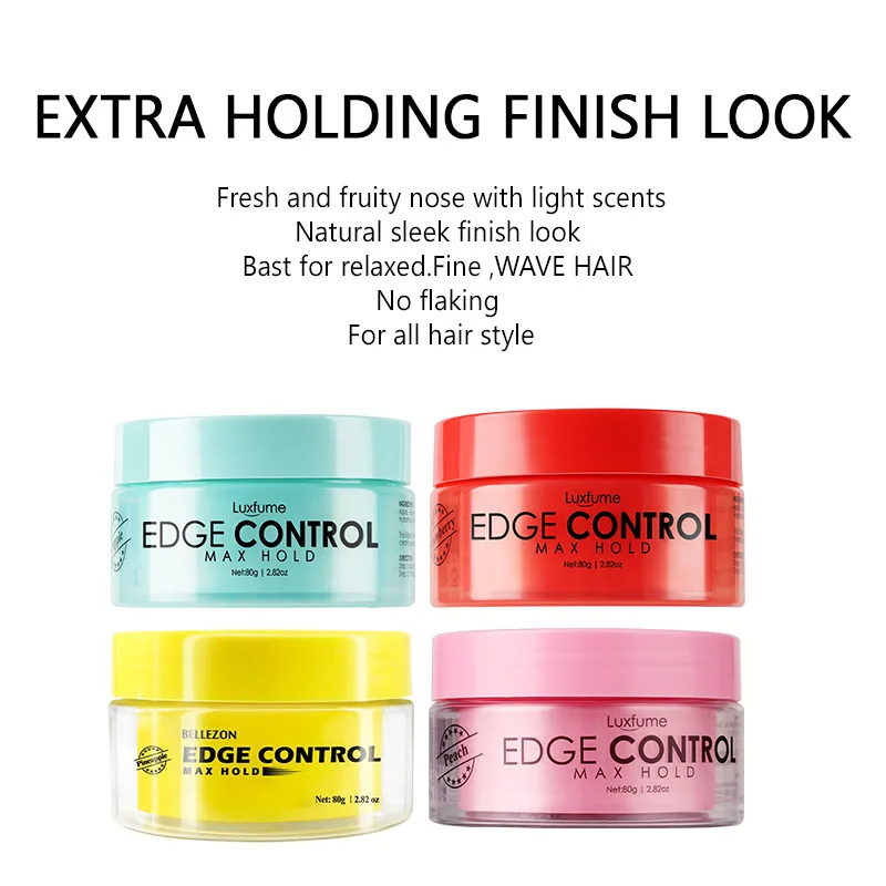 80g Hair Gel Strong Hold Edge  - Edge Control Gel のレビューと価格