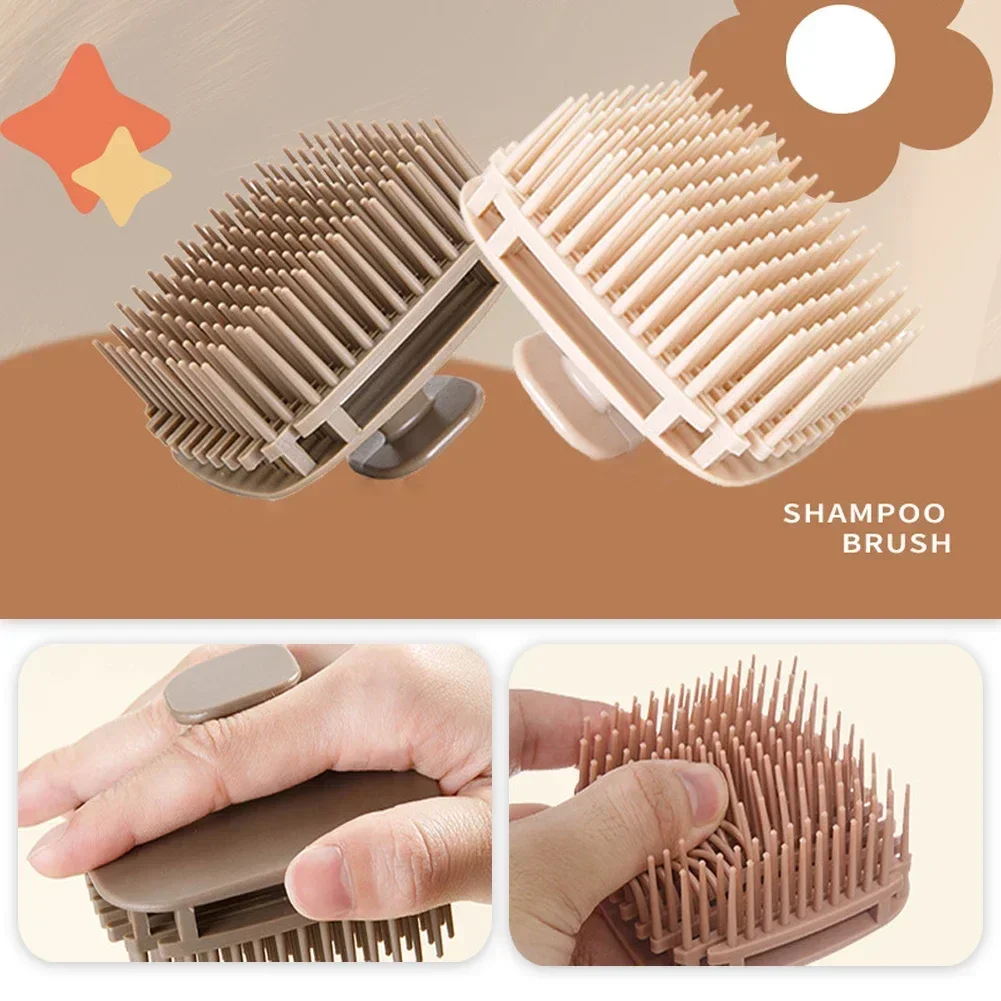 1pcs Square Shampoo Brush Head - Scalp Scrub Exfoliant のレビューと価格