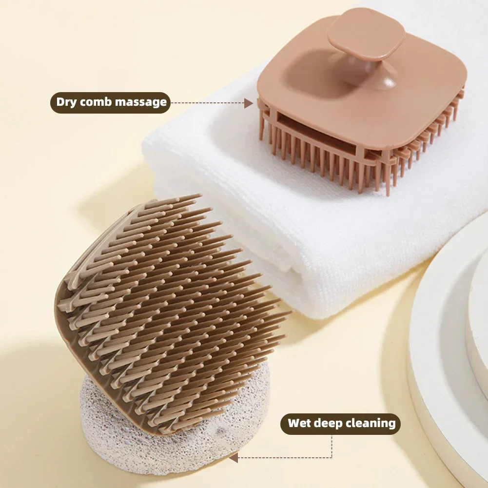1pcs Square Shampoo Brush Head - Scalp Scrub Exfoliant のレビューと価格