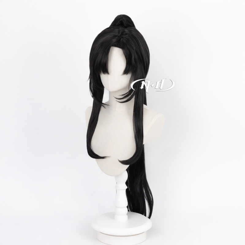 ND Wei Wuxian Cosplay Wigs Hai - Braiding Hair Kanekalon のレビューと価格