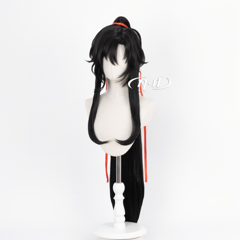 ND Wei Wuxian Cosplay Wigs Hai - Braiding Hair Kanekalon のレビューと価格