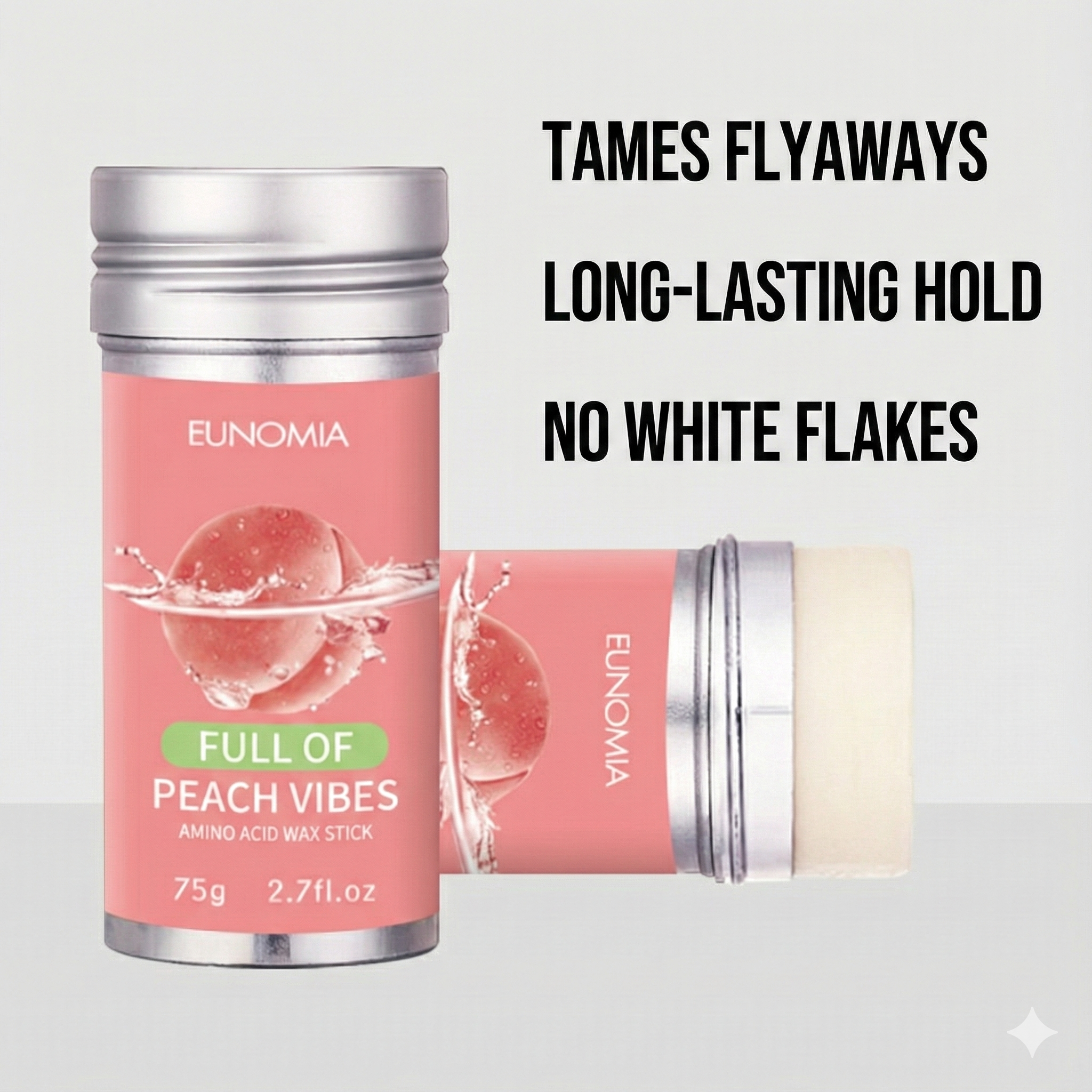 Peach Hair Wax Stick 75g Edge  - Edge Control Gel のレビューと価格