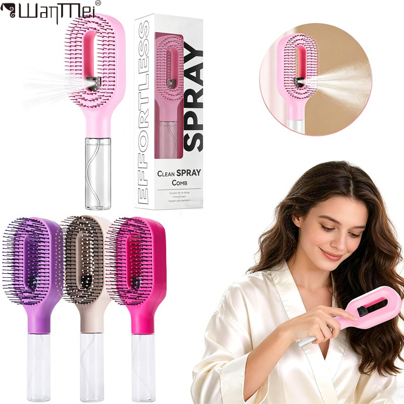 2 in 1 Sprayer Hairbrush Detan - Hair Care Essential のレビューと価格