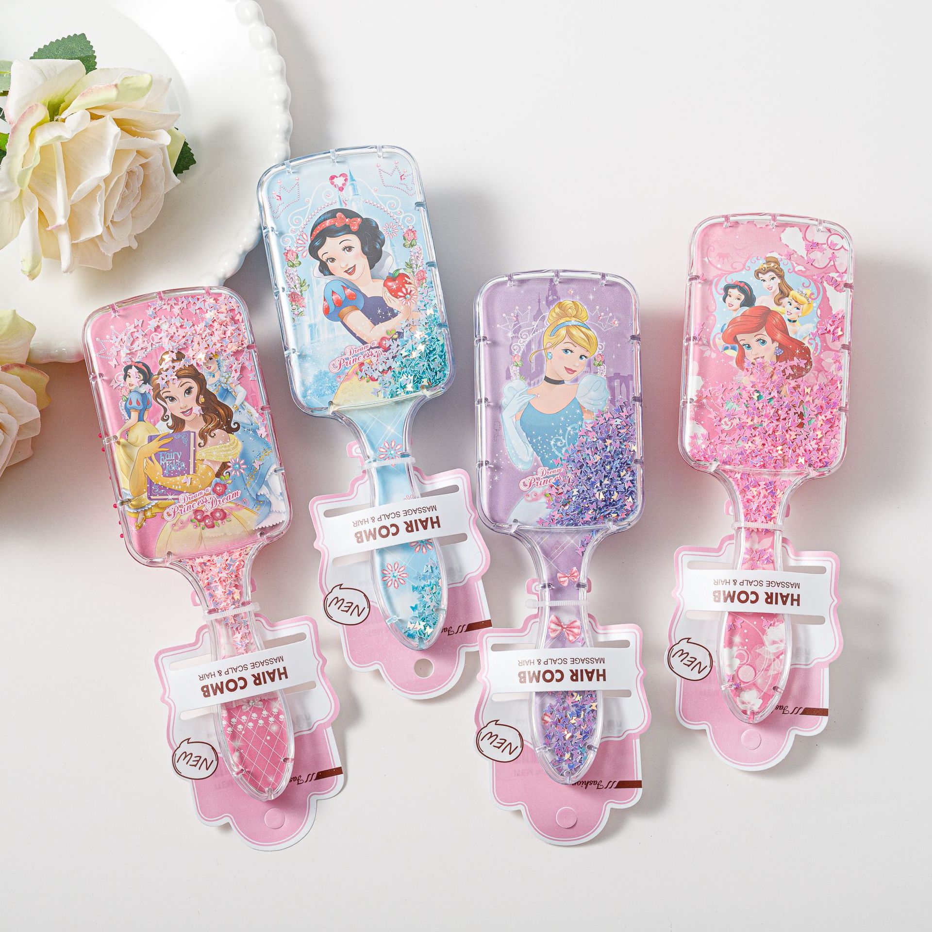Frozen Elsa Minnie Mickey Mous - Hair Care Tools のレビューと価格