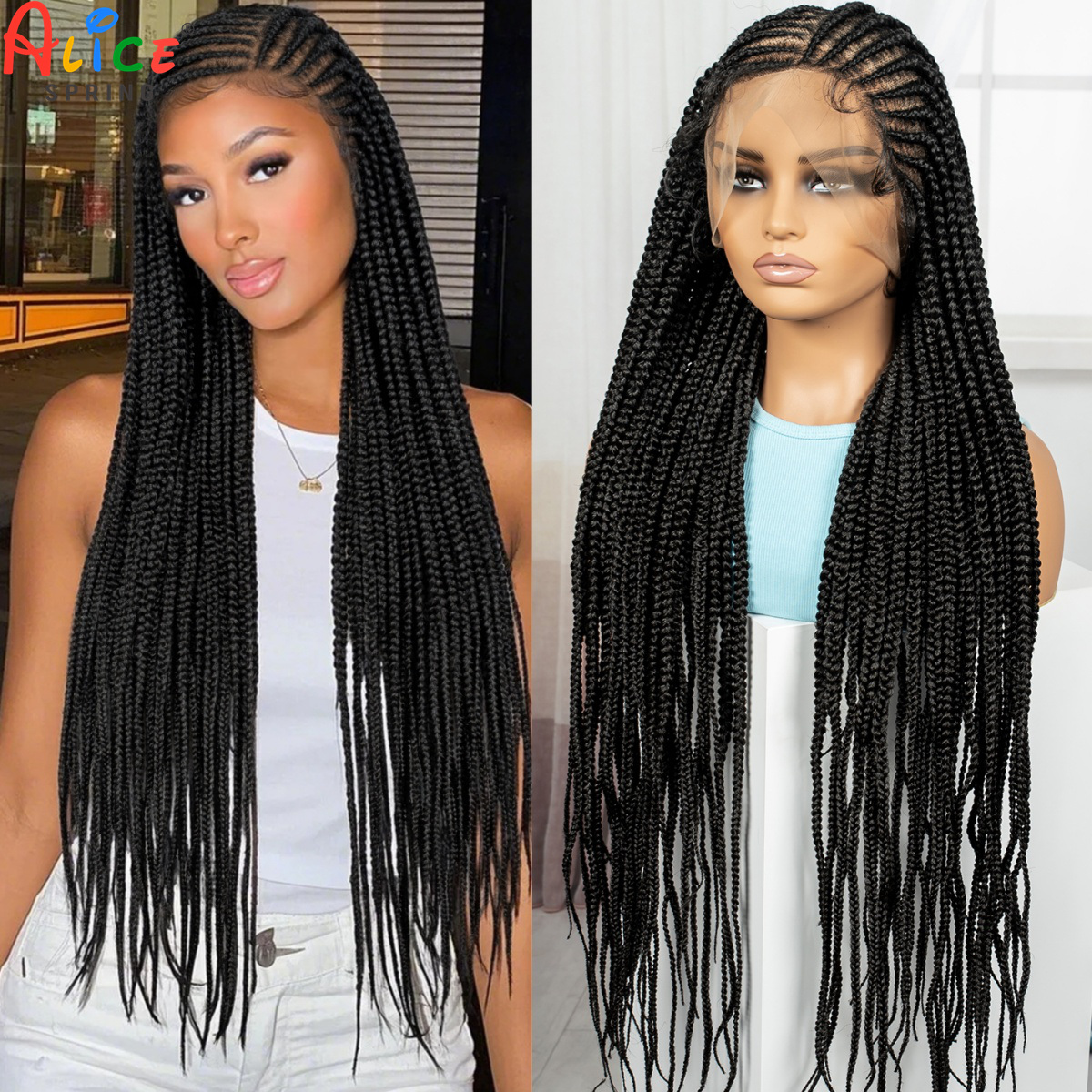 36inch Full Lace Synthetic Cor - Braiding Hair Kanekalon のレビューと価格