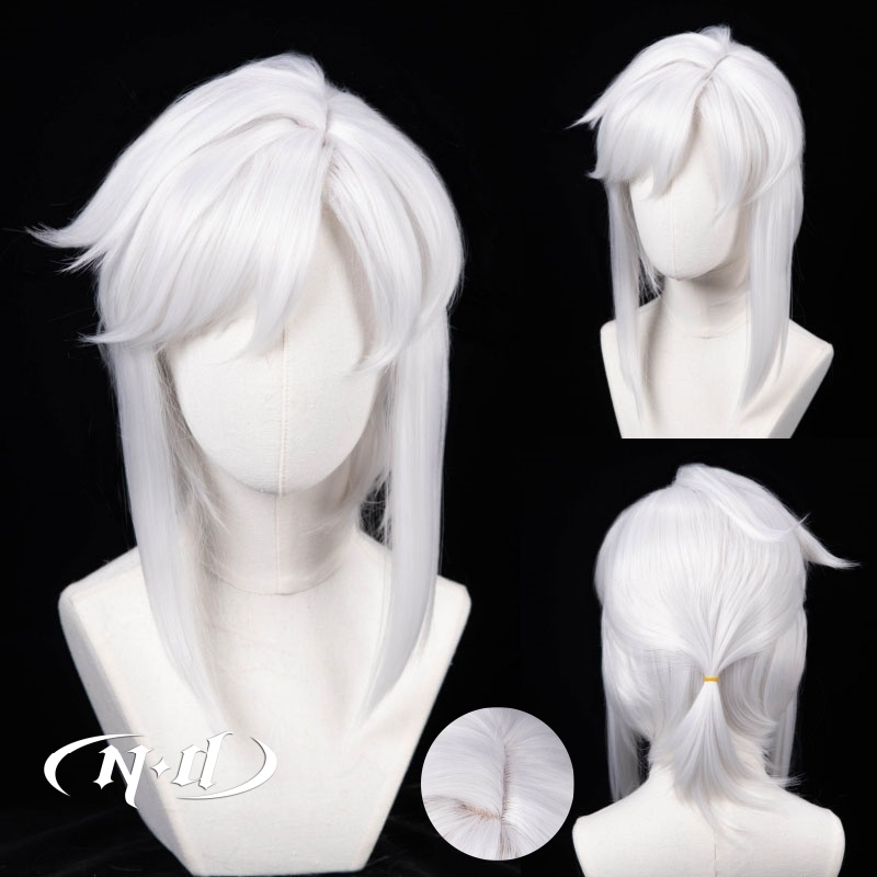 ND Link Cosplay White Hair Cos - Braiding Hair Kanekalon のレビューと価格