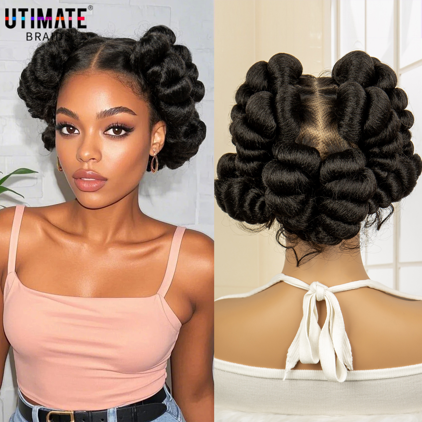 Full Lace Synthetic African Ba - Braiding Hair Kanekalon のレビューと価格