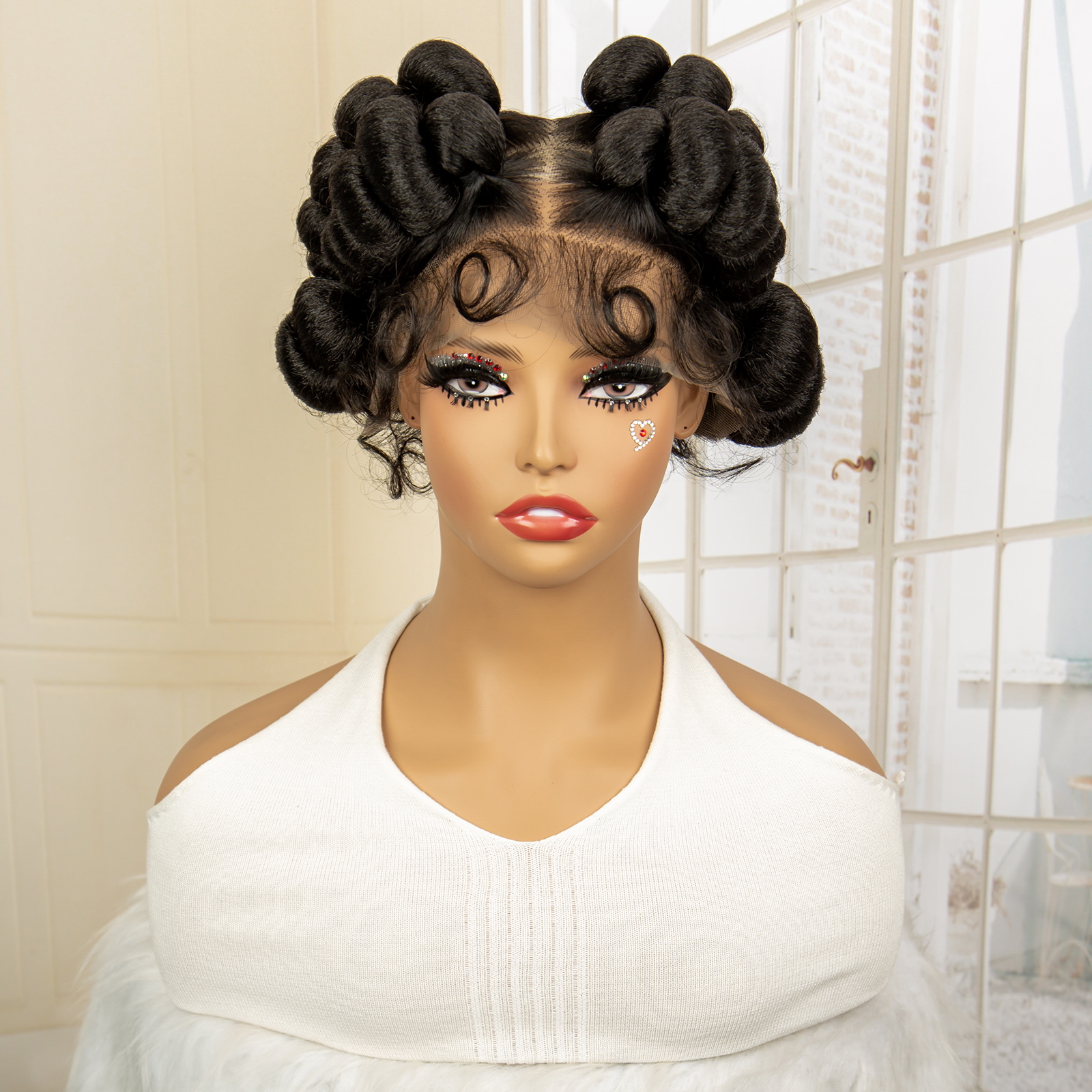 Full Lace Synthetic African Ba - Braiding Hair Kanekalon のレビューと価格