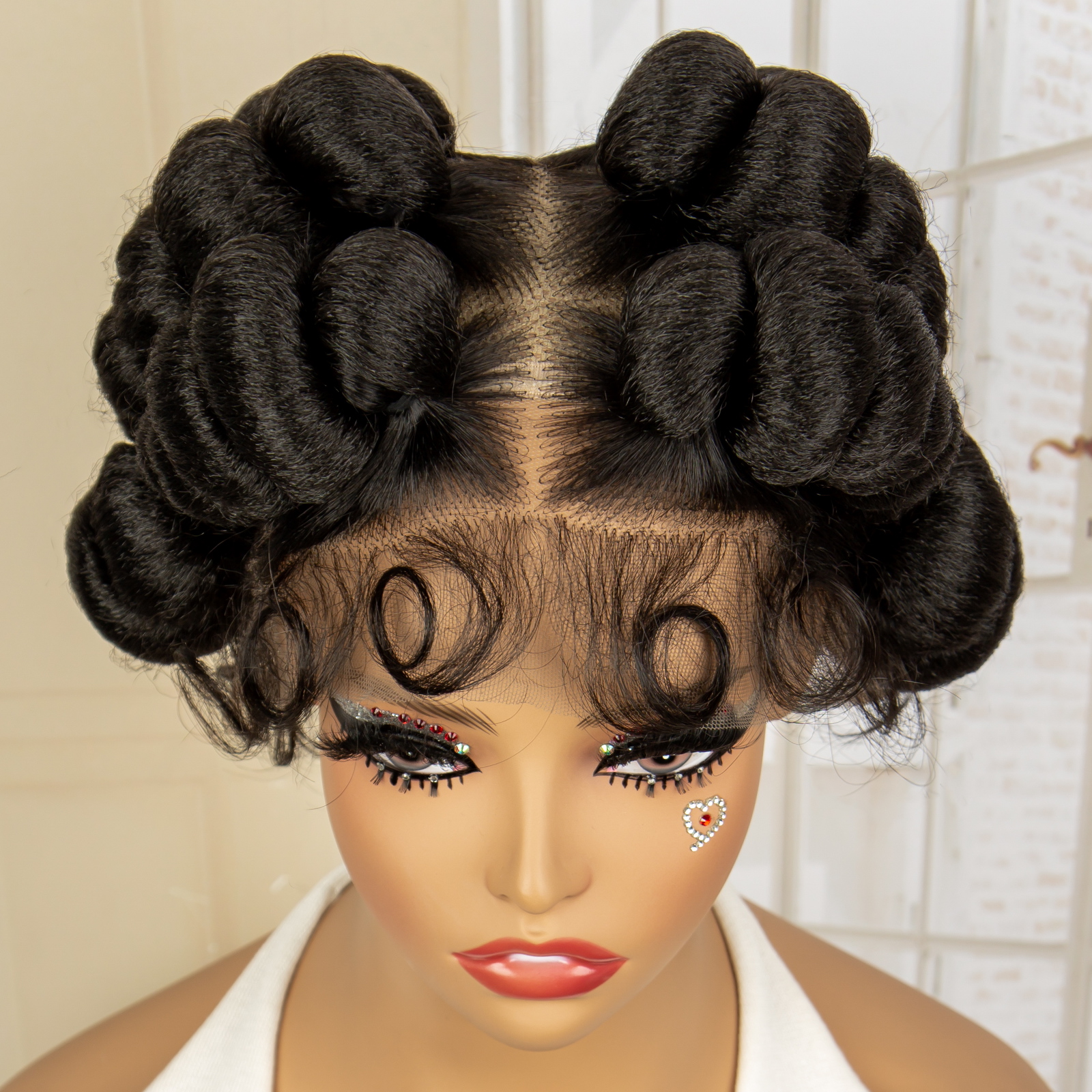 Full Lace Synthetic African Ba - Braiding Hair Kanekalon のレビューと価格