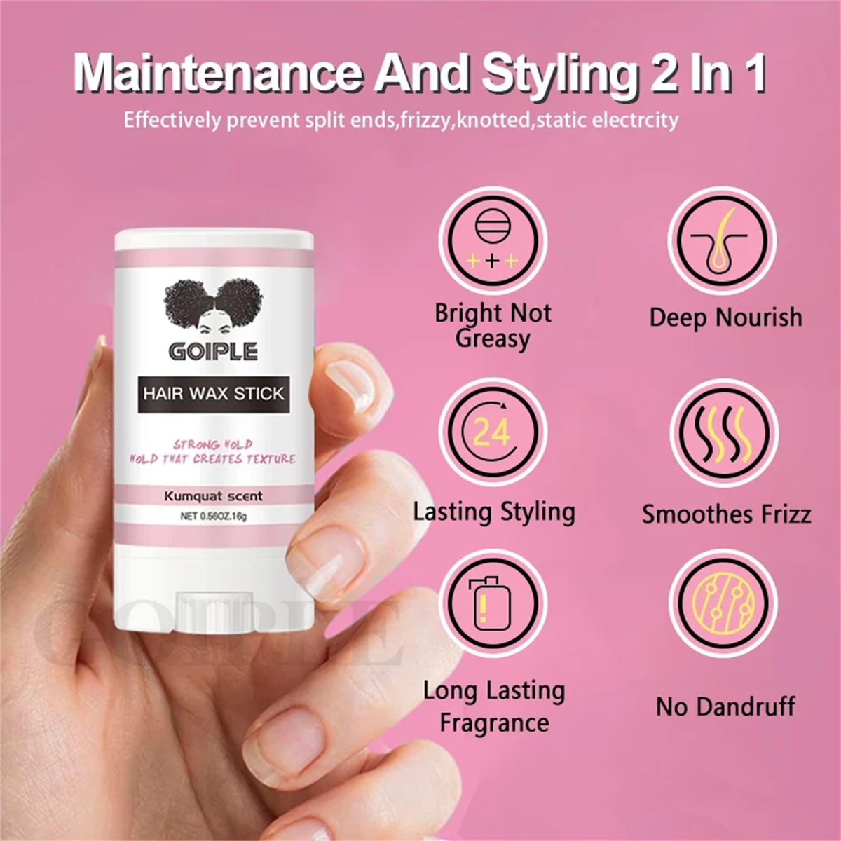 Slick Wax Stick Strong Hold Ed - Edge Control Gel のレビューと価格