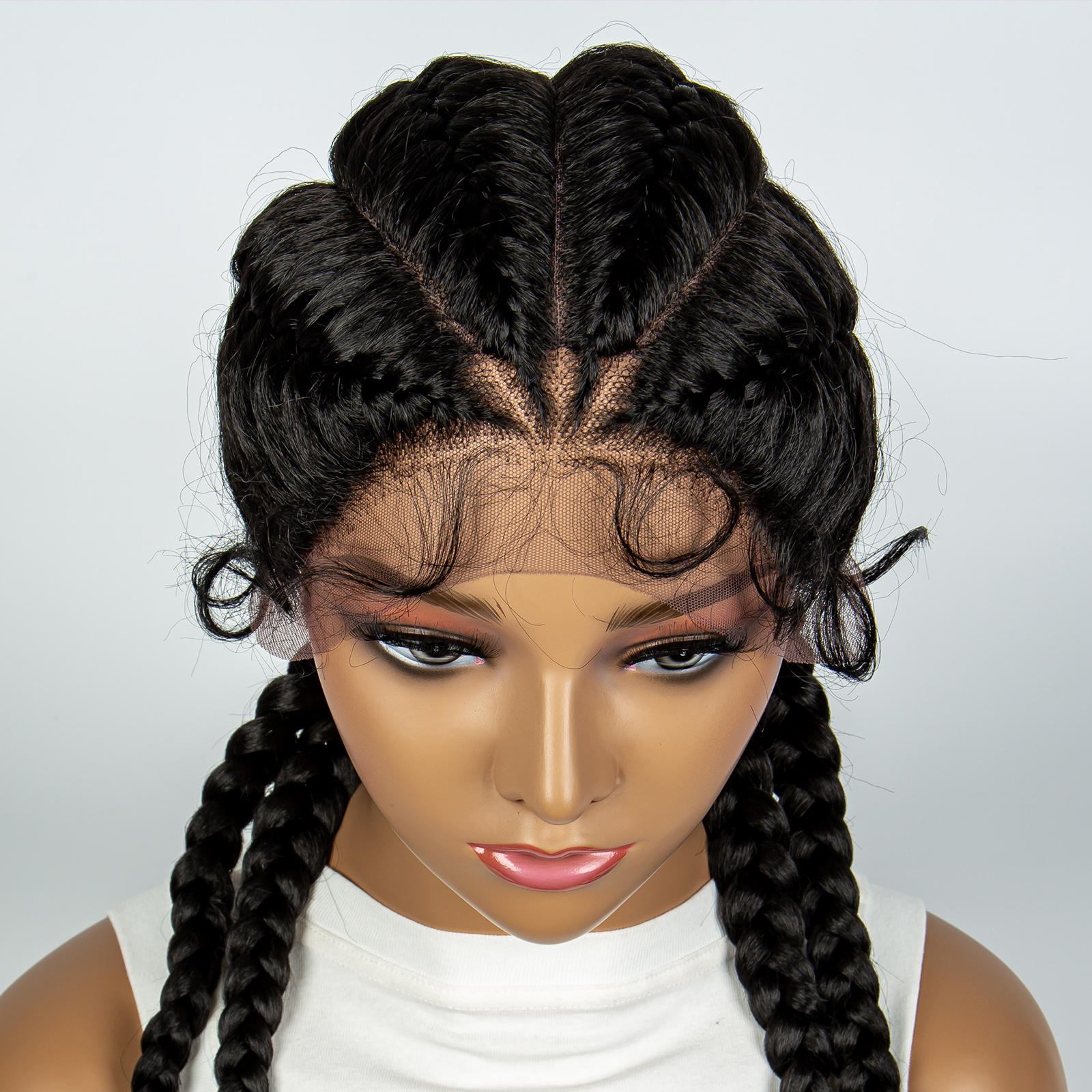 Synthetic Cornrow Braiding Wig - Braiding Hair Kanekalon のレビューと価格
