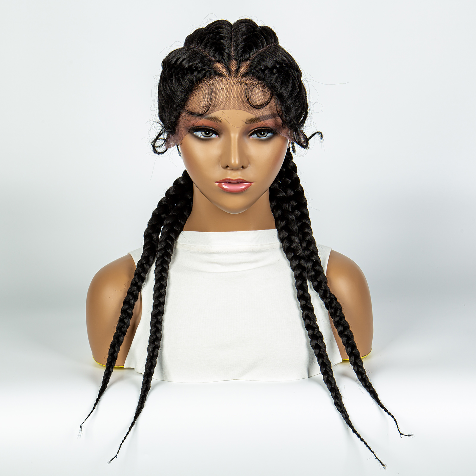 Synthetic Cornrow Braiding Wig - Braiding Hair Kanekalon のレビューと価格