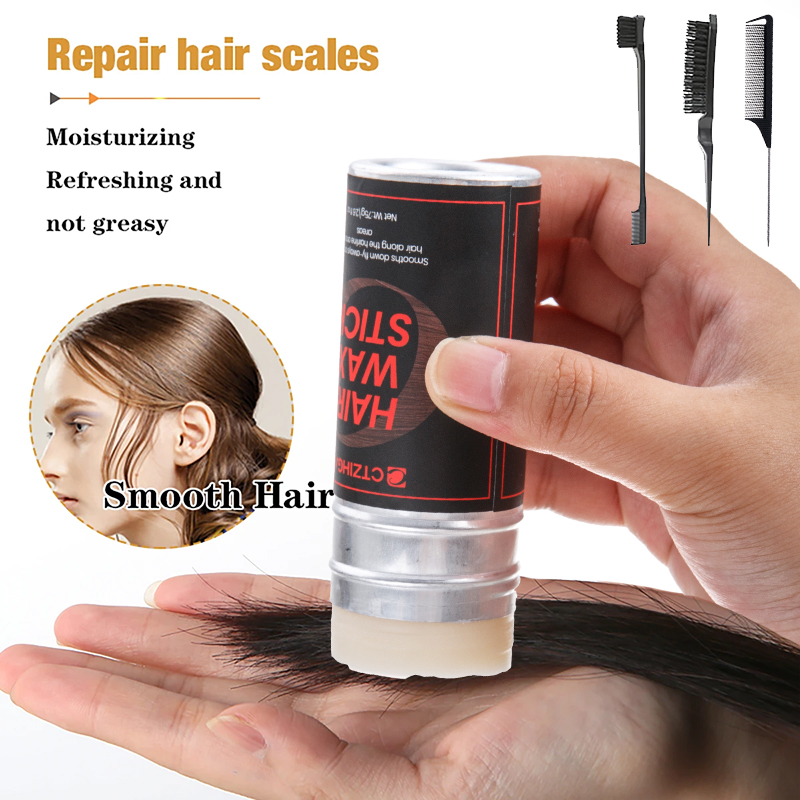 CTZIHGAO 1-3pcs Hair Wax Stick - Edge Control Gel のレビューと価格