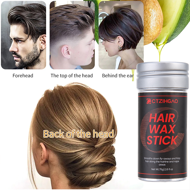 CTZIHGAO 1-3pcs Hair Wax Stick - Edge Control Gel のレビューと価格