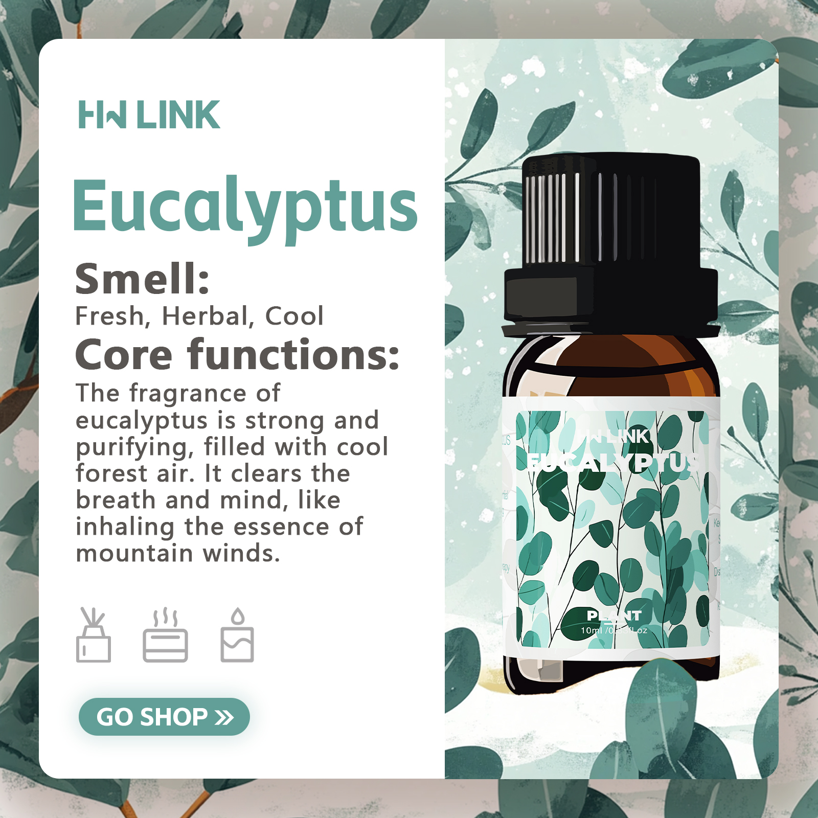 Eucalyptus Essential Oils 10ml - Hair Care Essential のレビューと価格