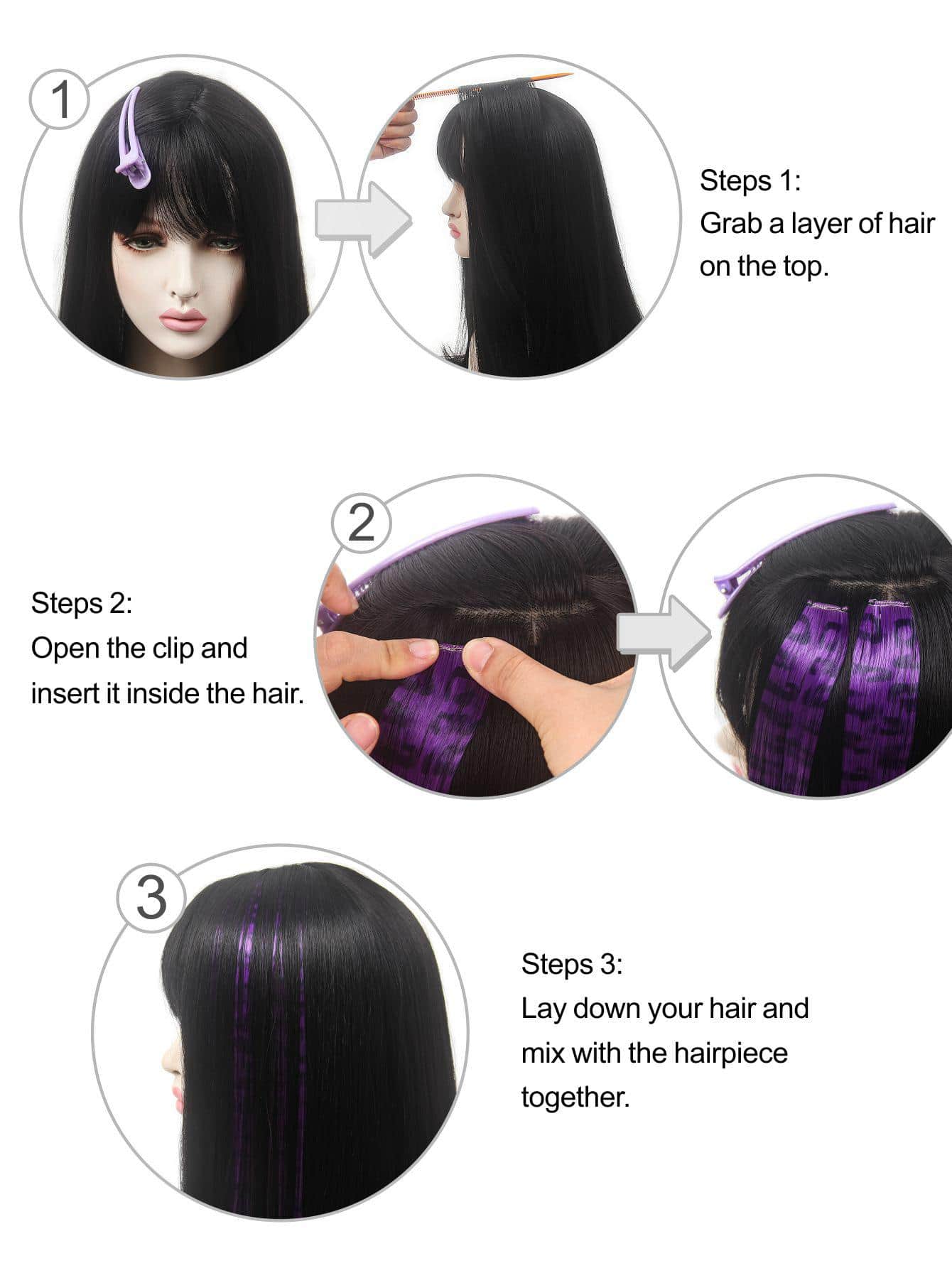 2PCS/7PCS 20inch Colorful Leop - Braiding Hair Kanekalon のレビューと価格