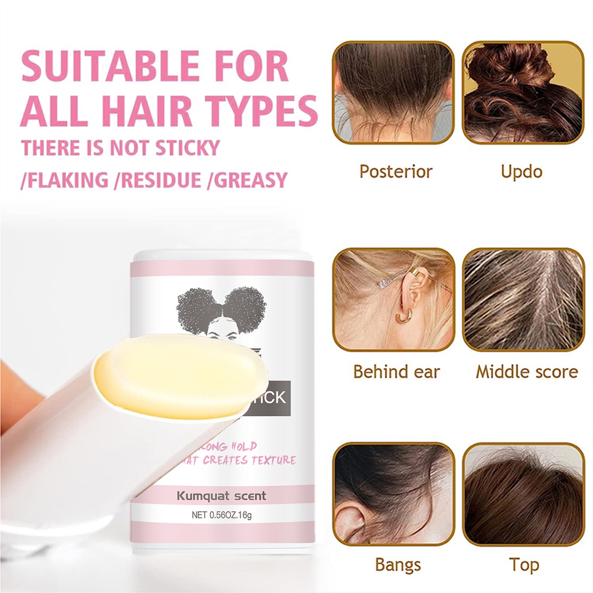 Natural Hair Wax Edge Control  - Edge Control Gel のレビューと価格