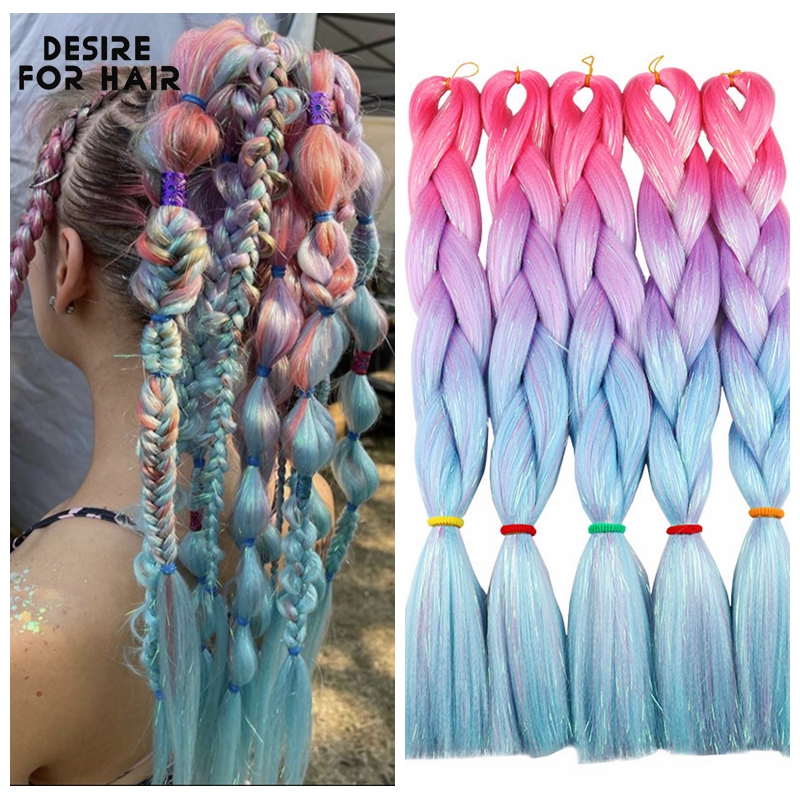 Desire for Hair 5Packs Synthet - Braiding Hair Kanekalon のレビューと価格