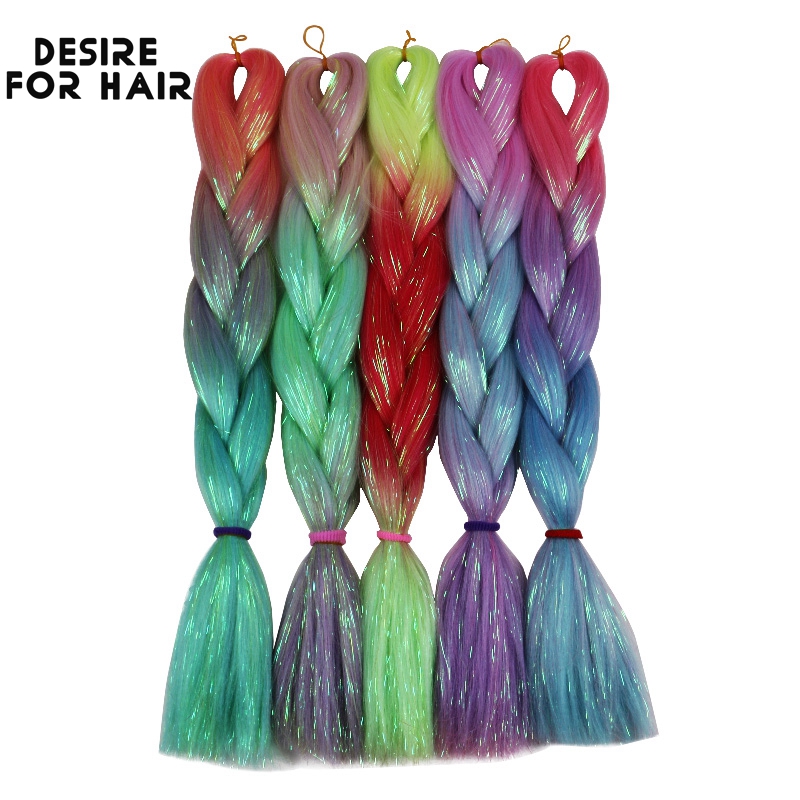 Desire for Hair 5Packs Synthet - Braiding Hair Kanekalon のレビューと価格