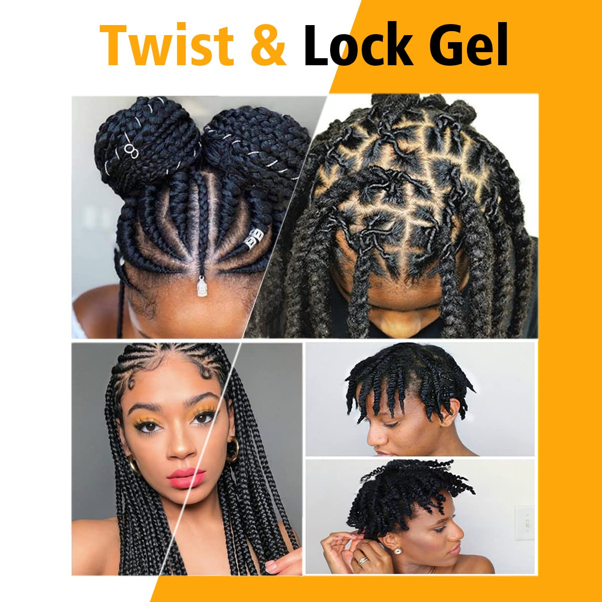 Hair Combs Strong Hold Braid G - Edge Control Gel のレビューと価格