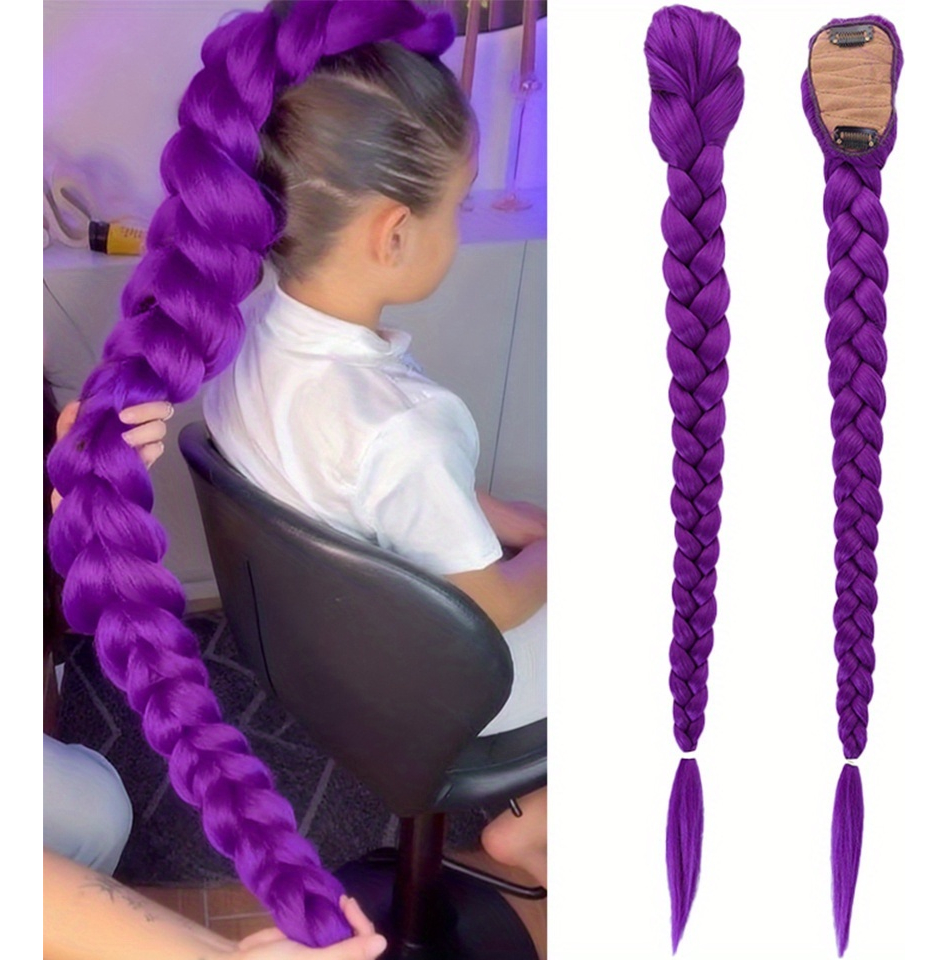 26inch Anime Character Purple  - Braiding Hair Kanekalon のレビューと価格