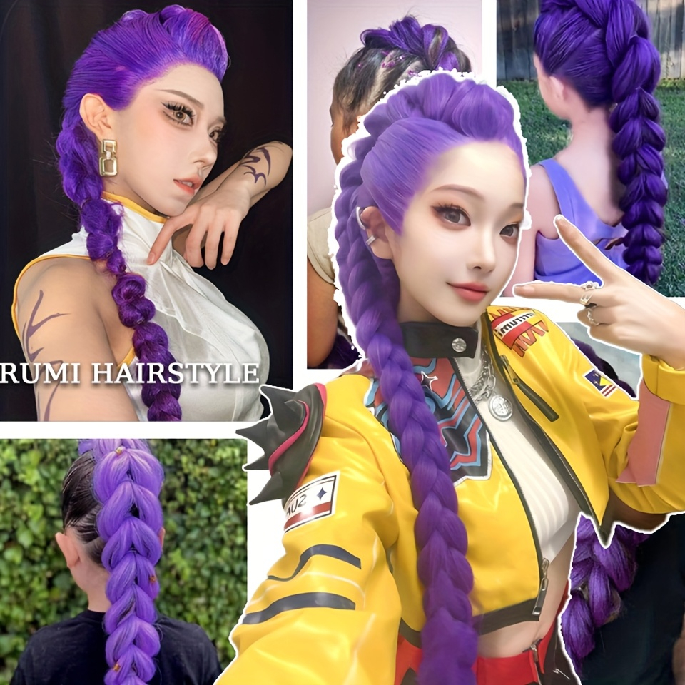 26inch Anime Character Purple  - Braiding Hair Kanekalon のレビューと価格