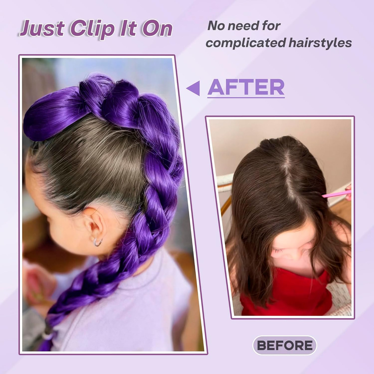 26inch Anime Character Purple  - Braiding Hair Kanekalon のレビューと価格