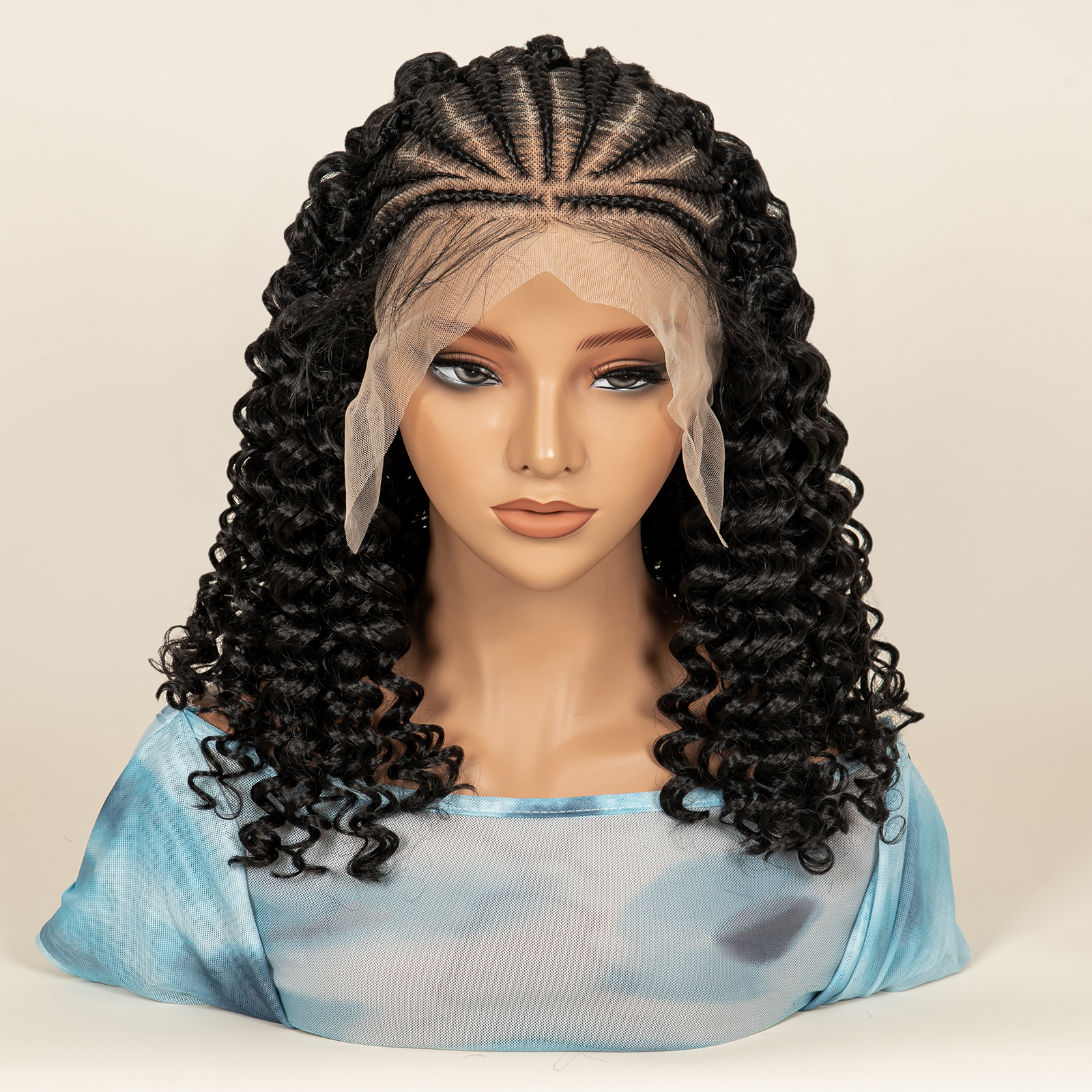 Braided Hair Wigs With Baby Ha - Braiding Hair Kanekalon のレビューと価格
