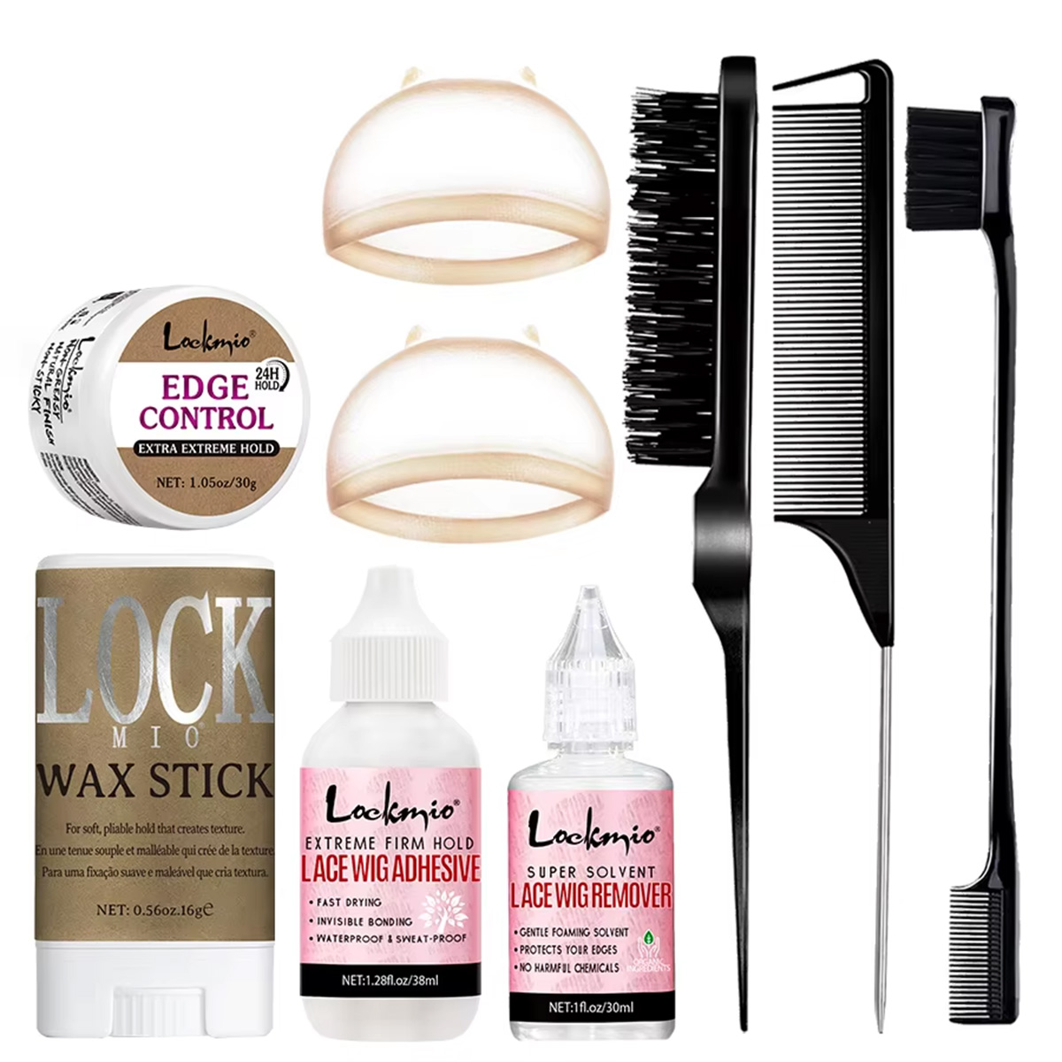 LOCKMIO Hair Wax Stick Finishi - Edge Control Gel のレビューと価格