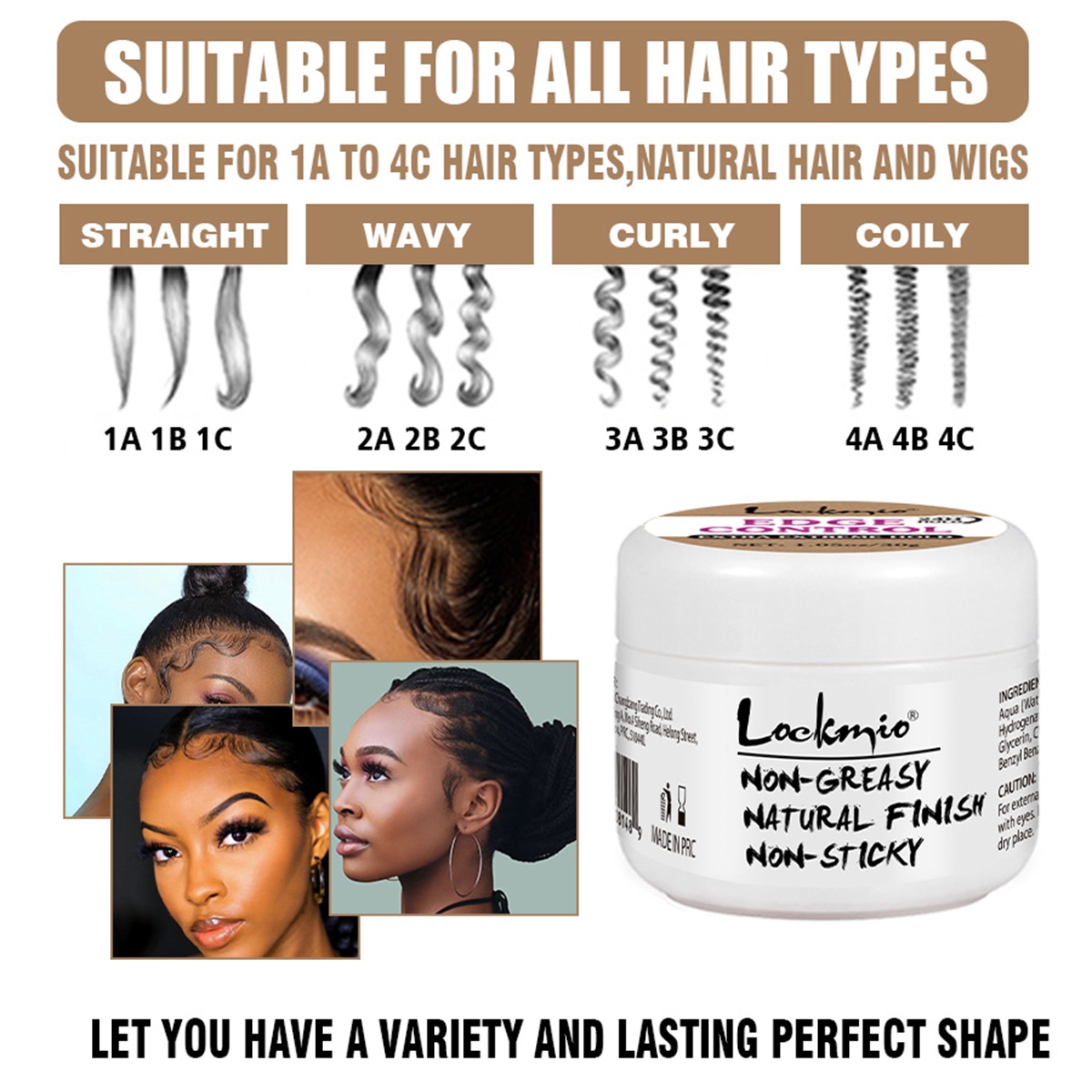 LOCKMIO Hair Wax Stick Finishi - Edge Control Gel のレビューと価格